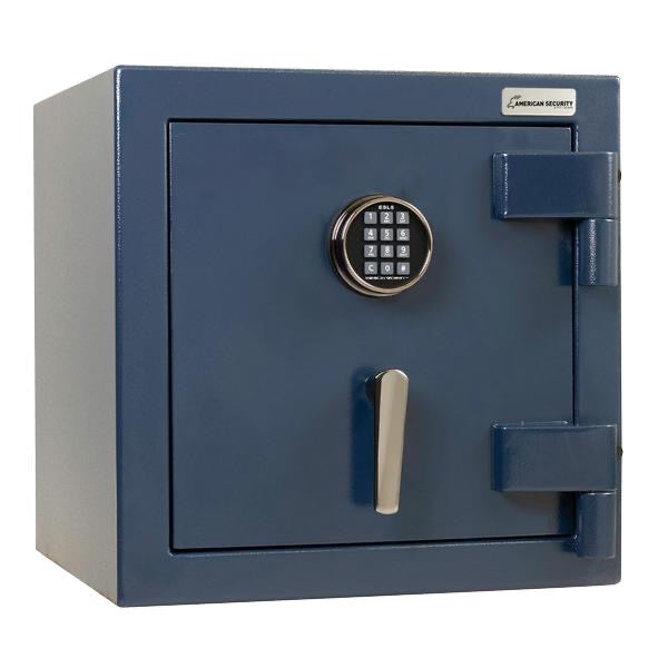 AMSEC AM2020E5 Home Security Safe, Blue Body, Black Nickel Hardware, 45 Min Fire Rating, ESL5 Lock