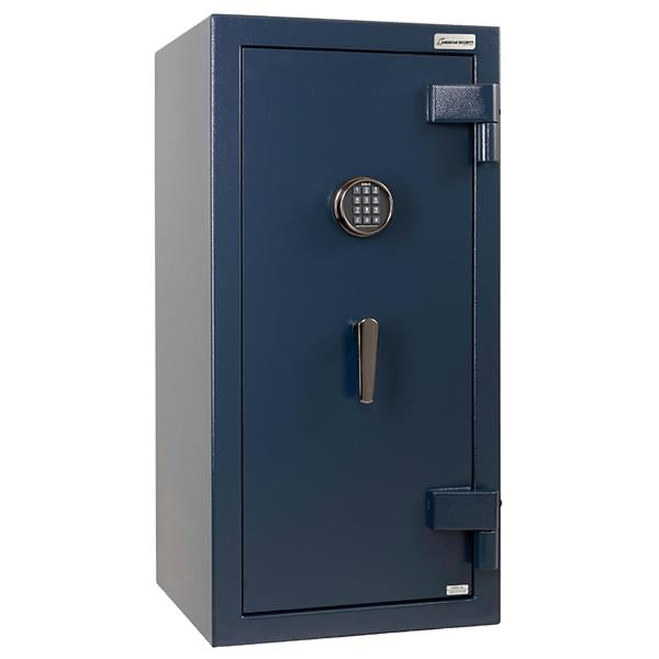 AMSEC AM4020E5 Home Security Safe, Blue Body, Black Nickel Hardware, 45 Min Fire Rating, ESL5 Lock