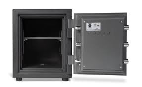 AMSEC BFS1512E1 Burglary/Fire Safe, Black Body, Charcoal Gloss Door, 60 Min Fire/RSC Rating, ESL10 Lock