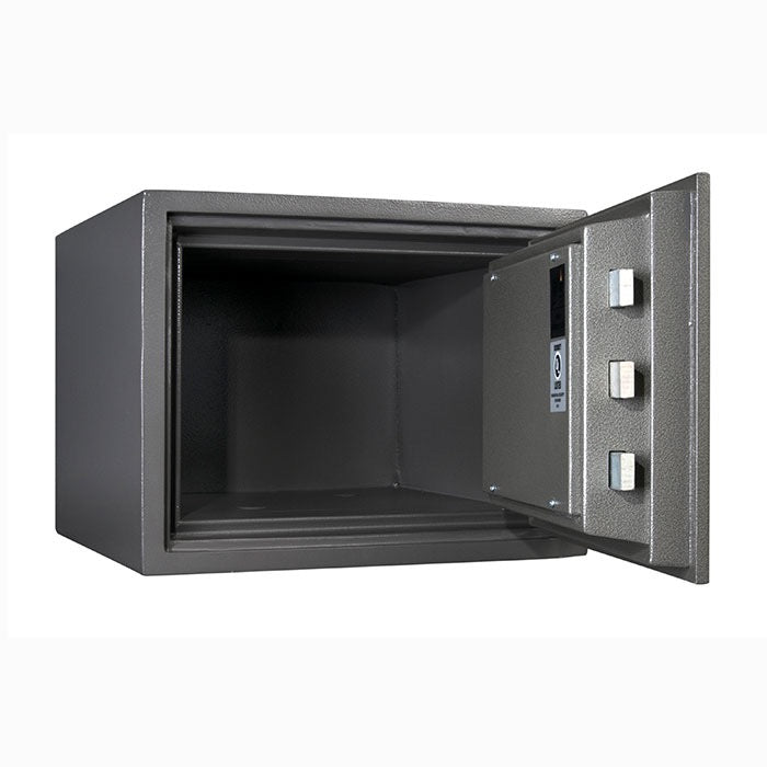 AMSEC BFS912E5LP Burglary/Fire Safe, Black Body, Charcoal Gloss Door, 80 Min Fire/RSC Rating, ESL5LP Lock